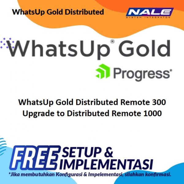 WhatsUp Gold Distributed Remote 300 Upgrade to Distributed Remote 1000